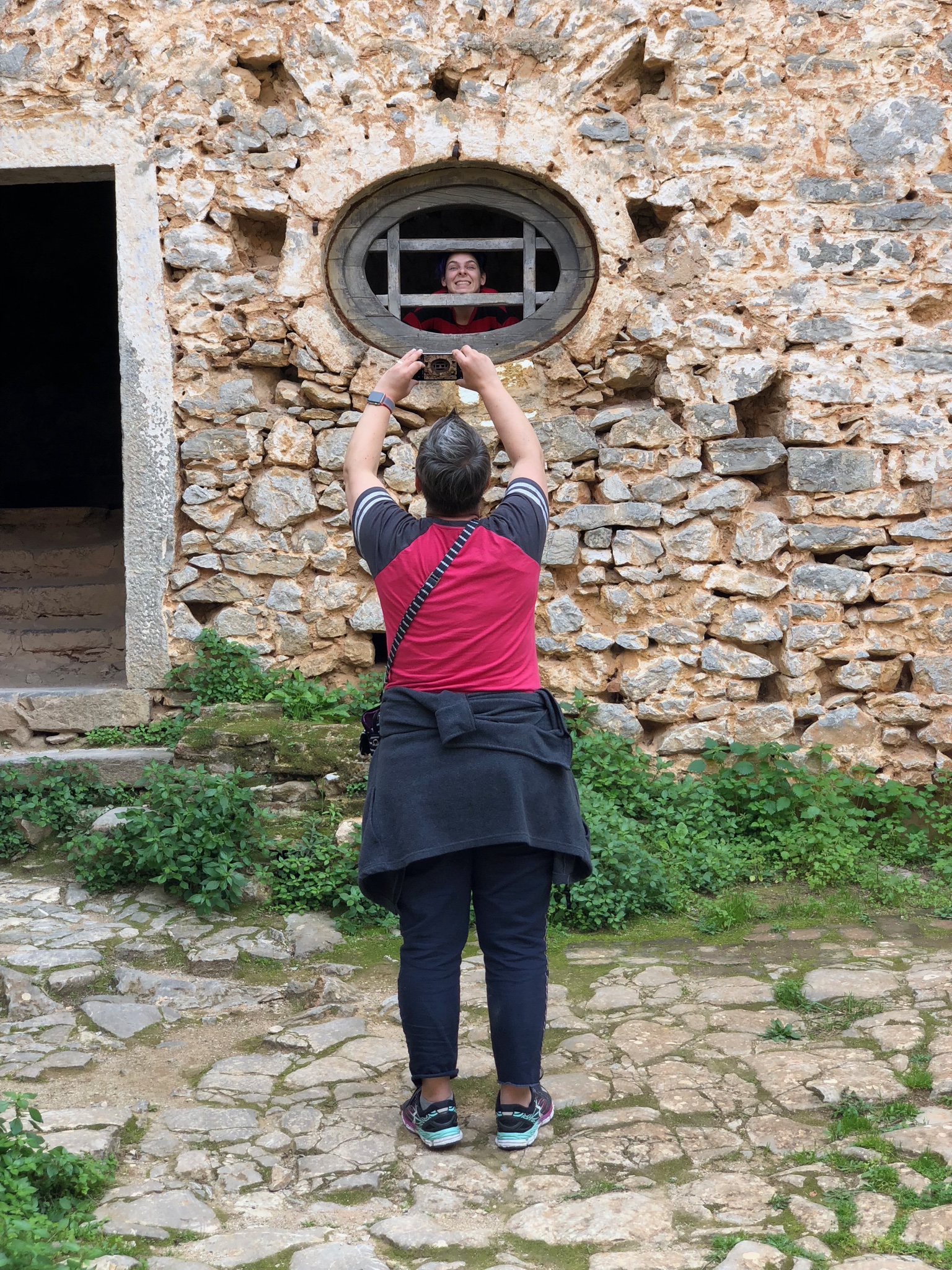 Sophie in the bastion.