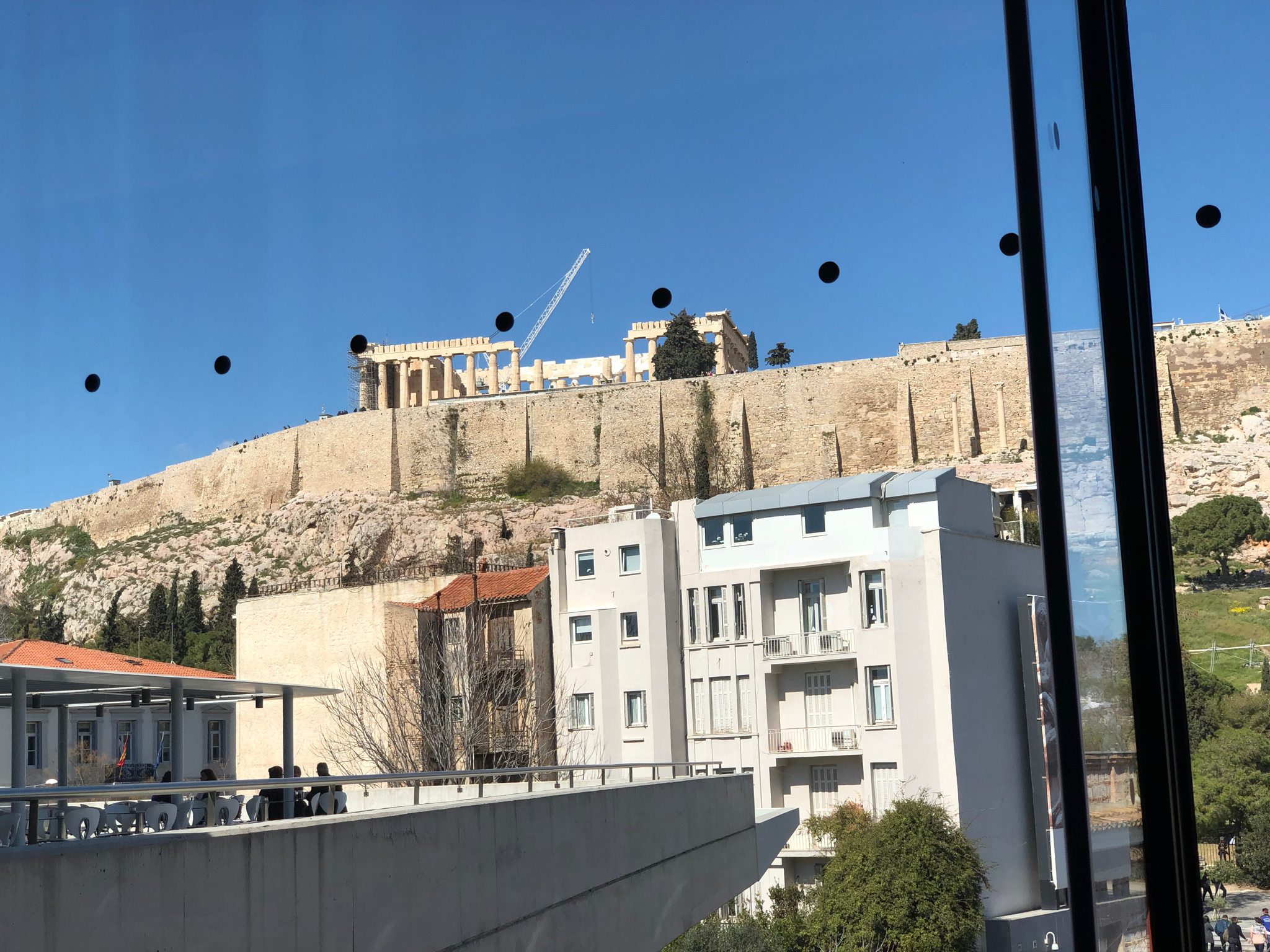 Our view while we ate lunch.