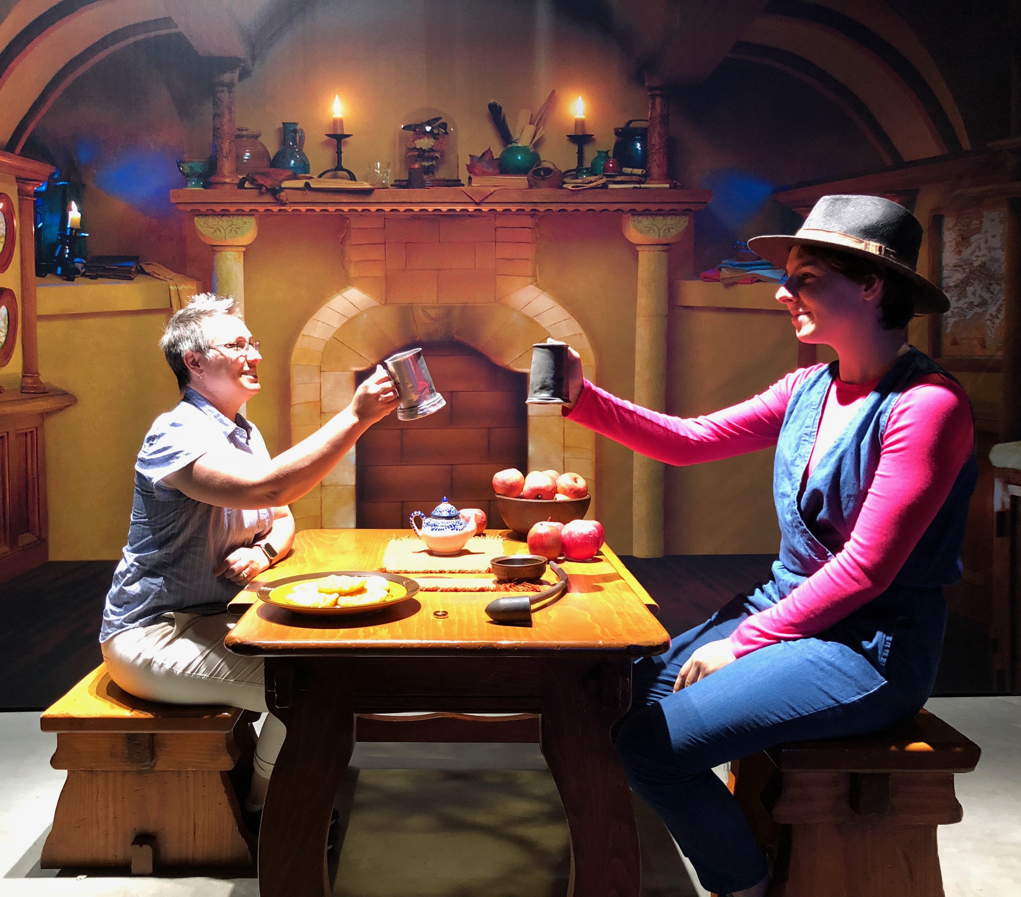 The &ldquo;Hobbit Table&rdquo;, a little forced-perspective trickery.