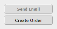 The same buttons but this time the "Send Email" button has greyed out text making it look disabled.